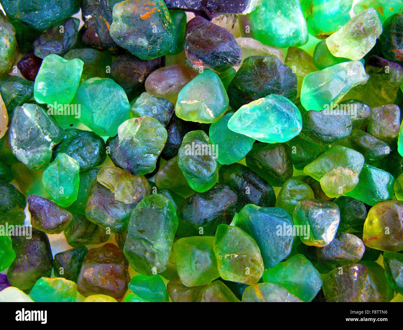 Mineralien aus Erongo Gebirge unweit von Swakopmund in Namibia, Südafrika Stockfoto