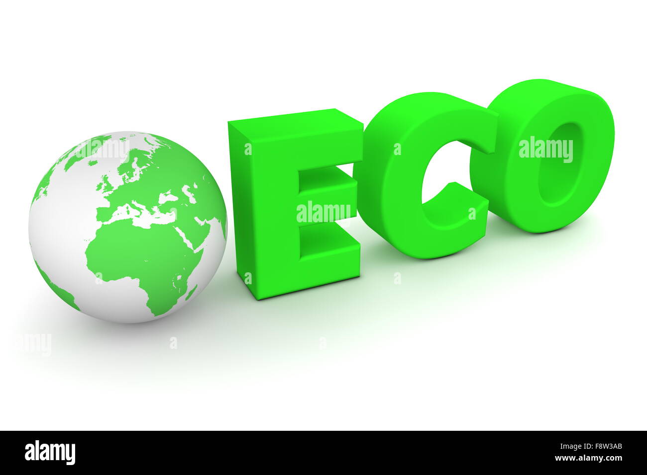 Welt-Eco Stockfoto