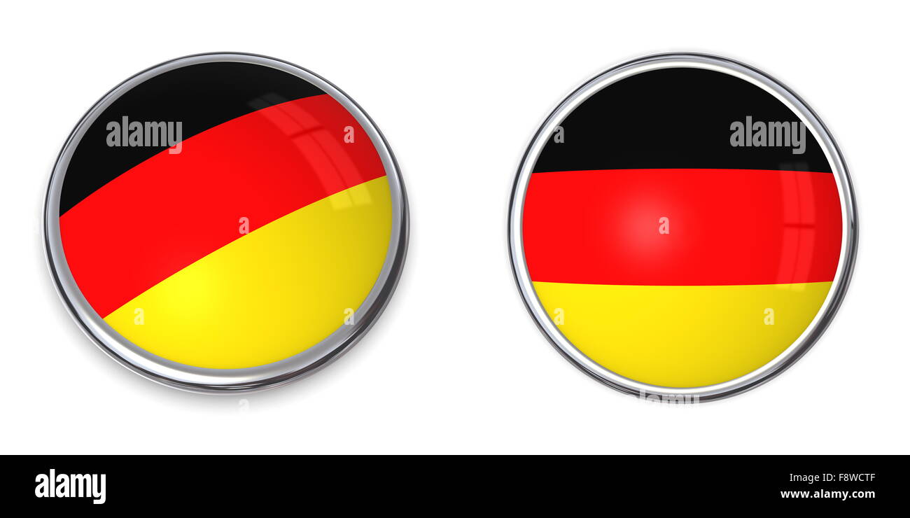 Banner Button Deutschland Stockfoto