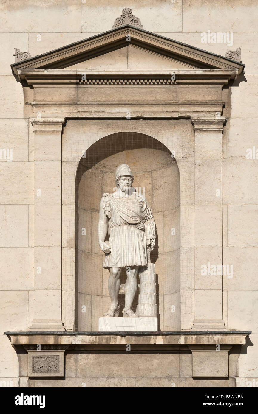Skulptur des Perikles, griechischer Staatsmann, Glyptothek, Königsplatz, München, Bayern, Upper Bavaria, Germany Stockfoto