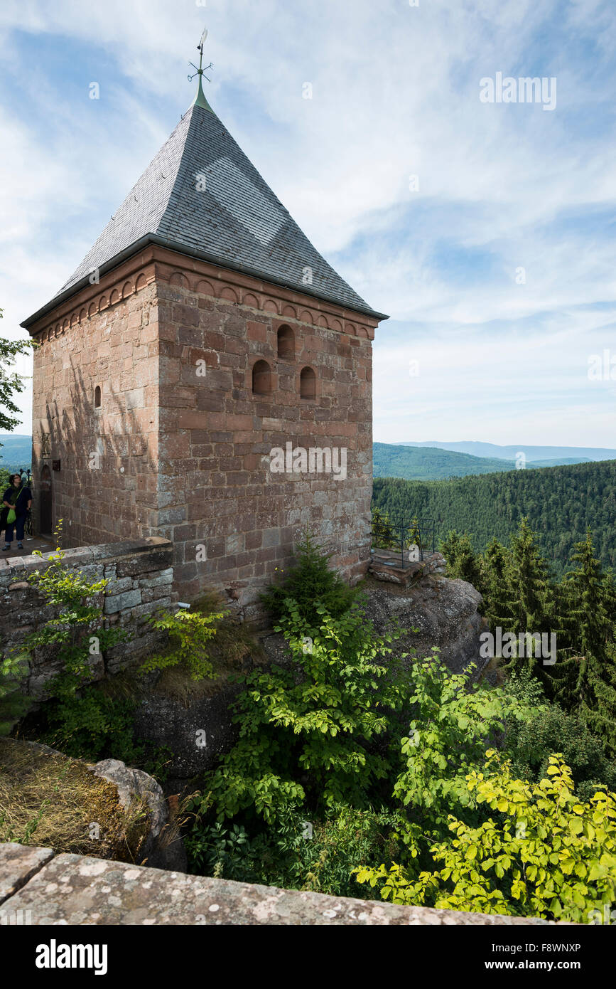 Kloster Mont Sainte-Odile, Ottrott, Bas-Rhin, Elsass, Frankreich Stockfoto