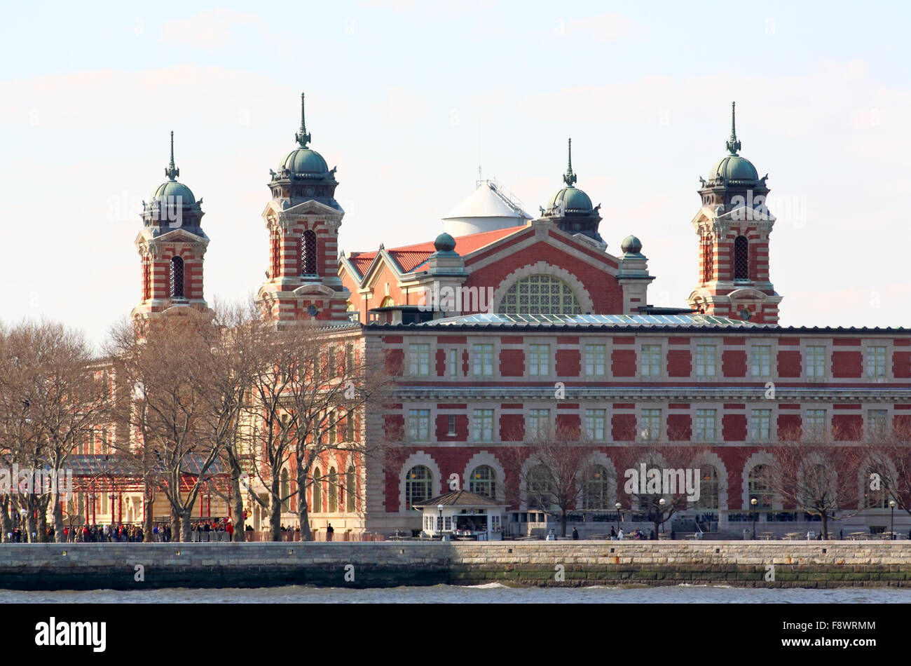 Die wichtigsten Einwanderung aufbauend auf Ellis Island Stockfotografie