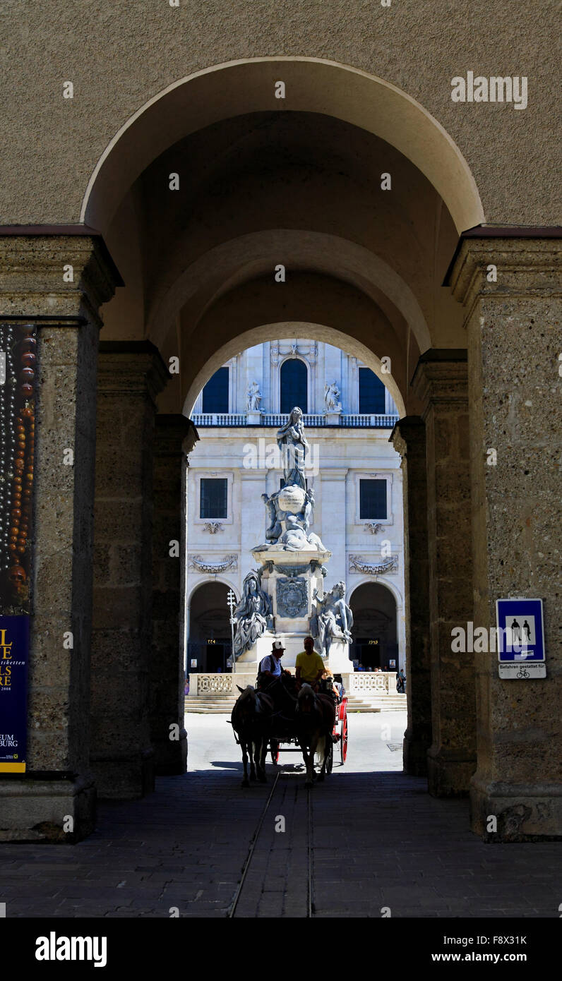 Der Dom im Zentrum von Salzburg Stockfoto