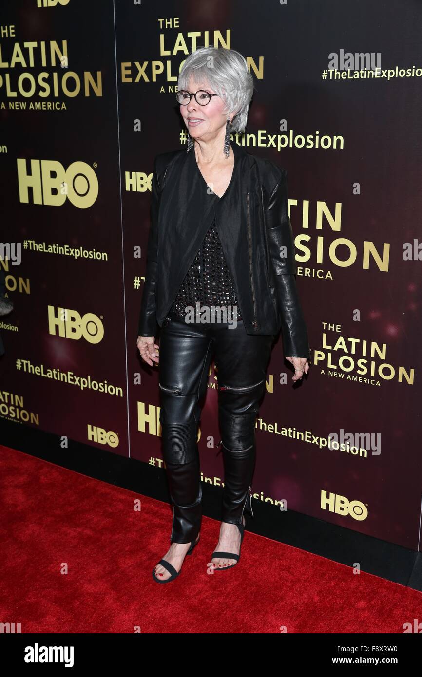 New Yorker Premiere von HBO Dokumentarfilm "Latin Explosion: A New America"-Ankünfte mit: Rita Moreno wo: New York, New York, Vereinigte Staaten von Amerika bei: 11. November 2015 Stockfoto