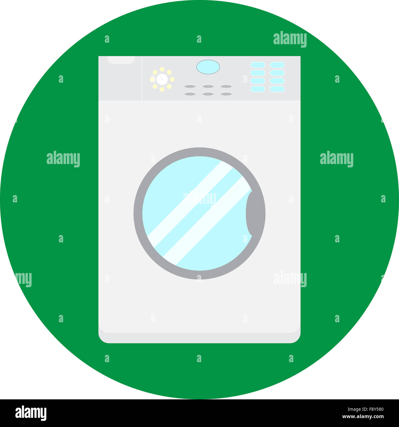 Waschmaschine Symbol. Wäsche und waschen, Appliance-home-Geräte. Kunst Design Abstrakt ausgefallene Mode Vektorgrafik Stockfoto