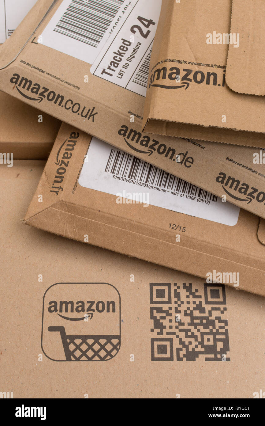 Amazon-Verpackungen Stockfoto