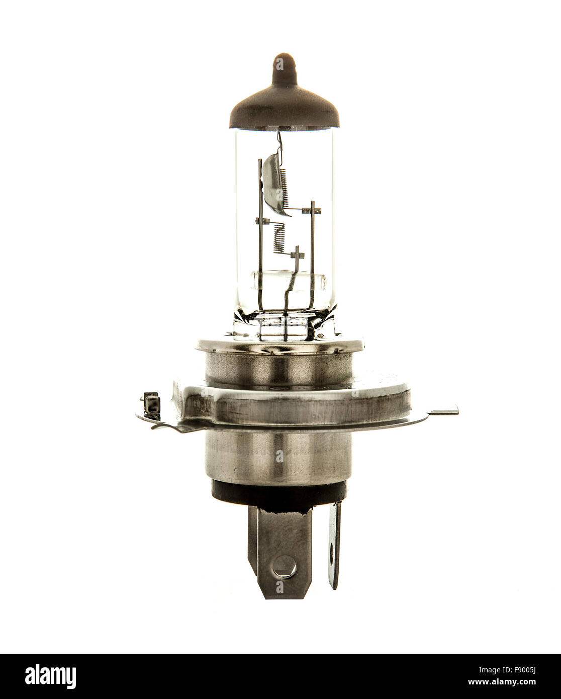 Auto Scheinwerfer Lampe auf weißem Hintergrund Stockfoto