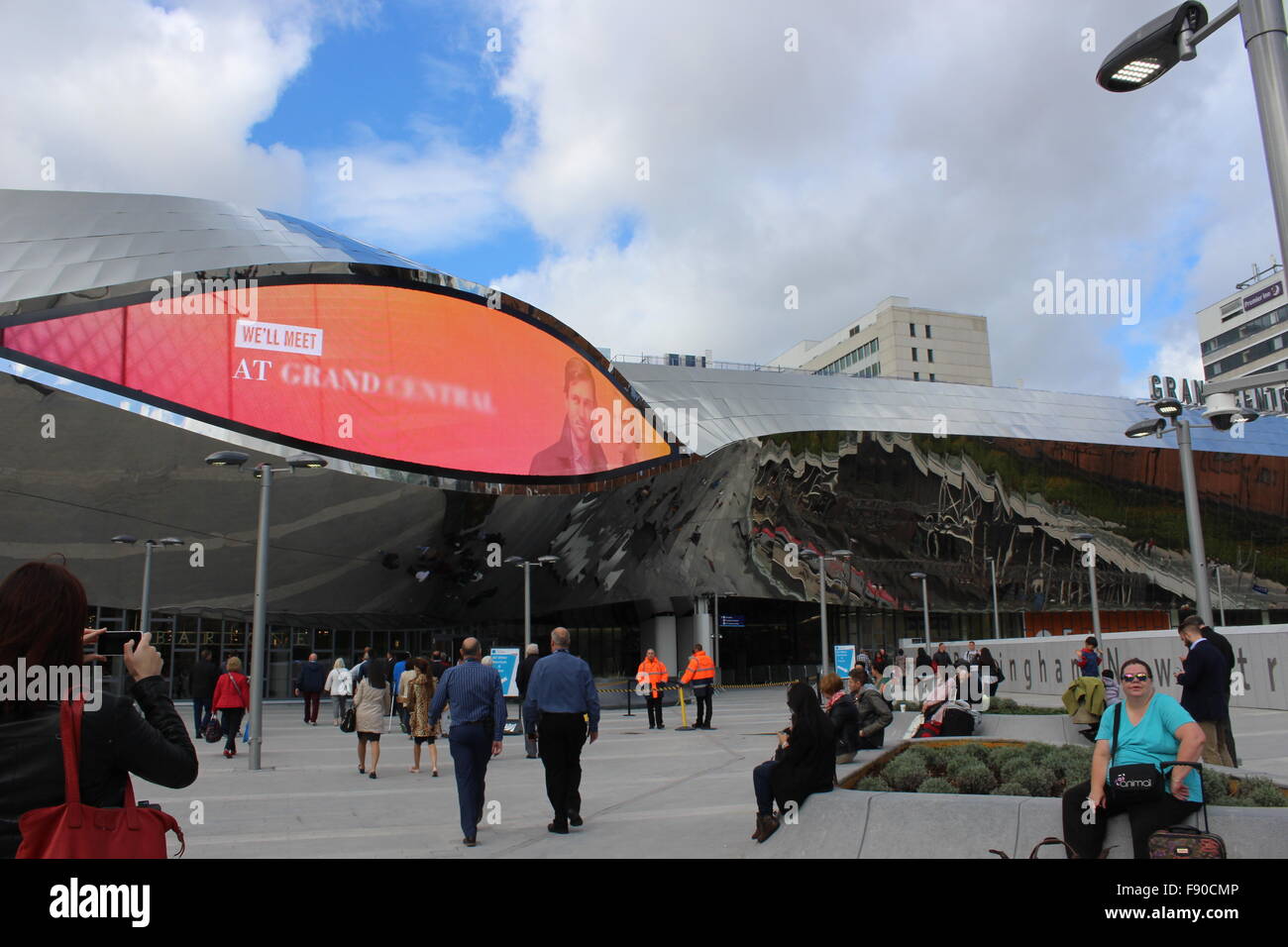 Birmingham New Street Station Sanierung Stockfoto