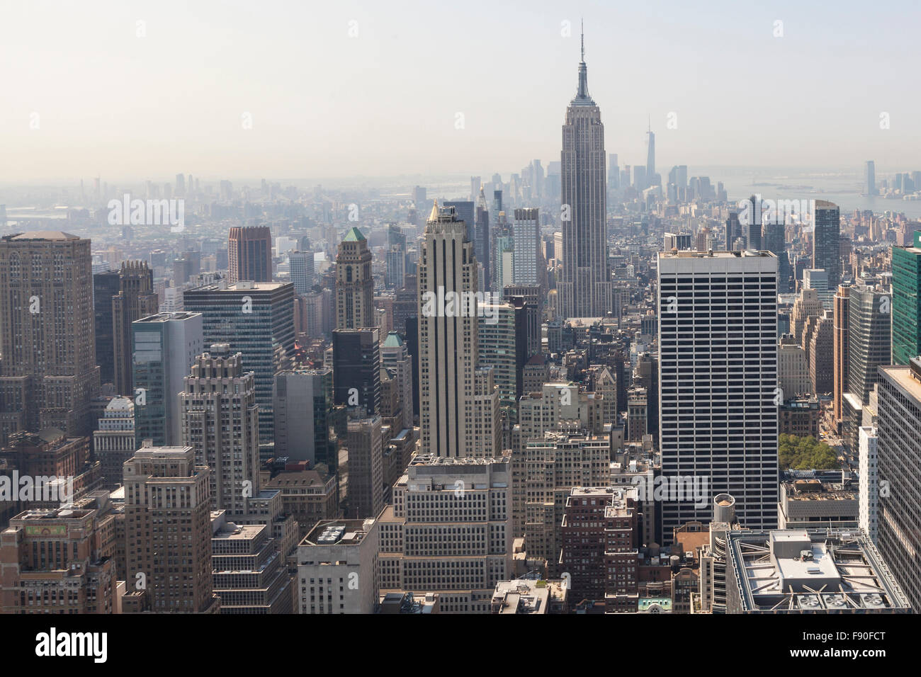 Blick über Manhattan, New York City, United erklärte of America Stockfoto