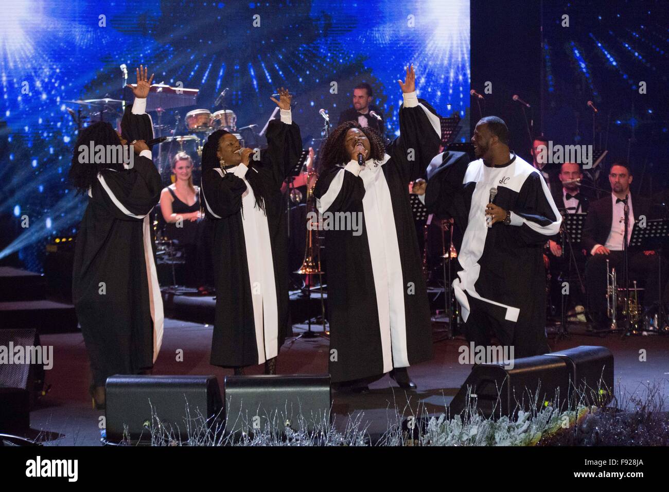 Rom - Weihnachts-Konzert im Auditorium Conciliazione, mit vielen internationalen Sänger Stockfoto