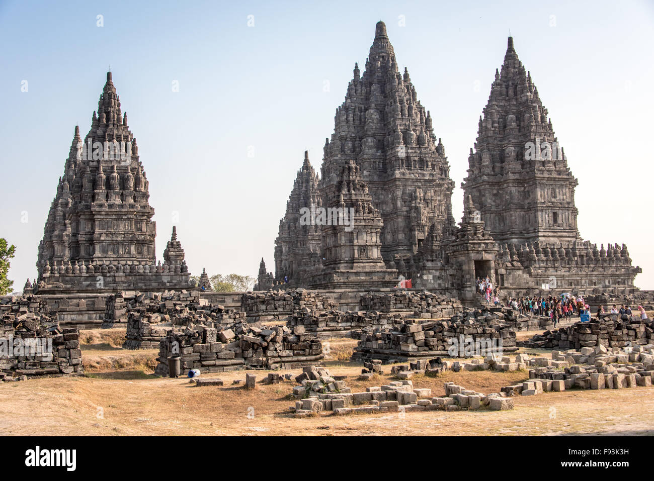 Prambanan hinduistische Tempel, Java, Indonesien Stockfoto