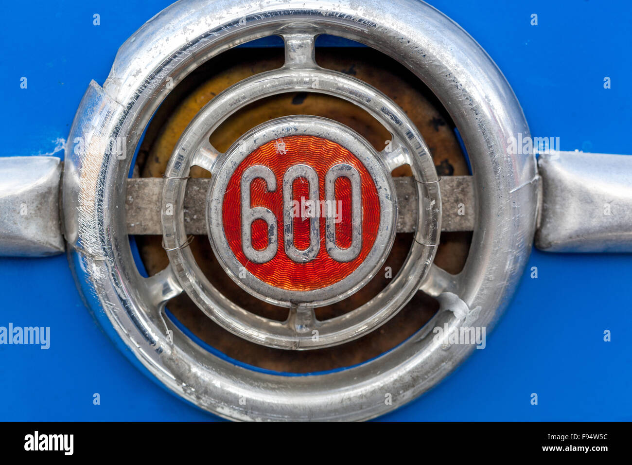 Fiat Logo Fiat 600 Stockfoto