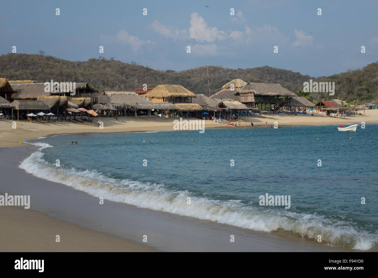 Mexiko. Oaxaca, Huatulco, Strand von San Agustin Stockfoto