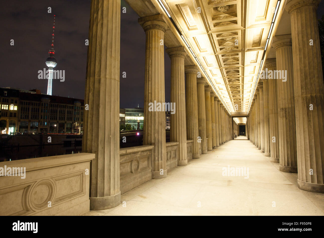 Gesehen von der Museumsinsel Berlin-Turm Stockfoto