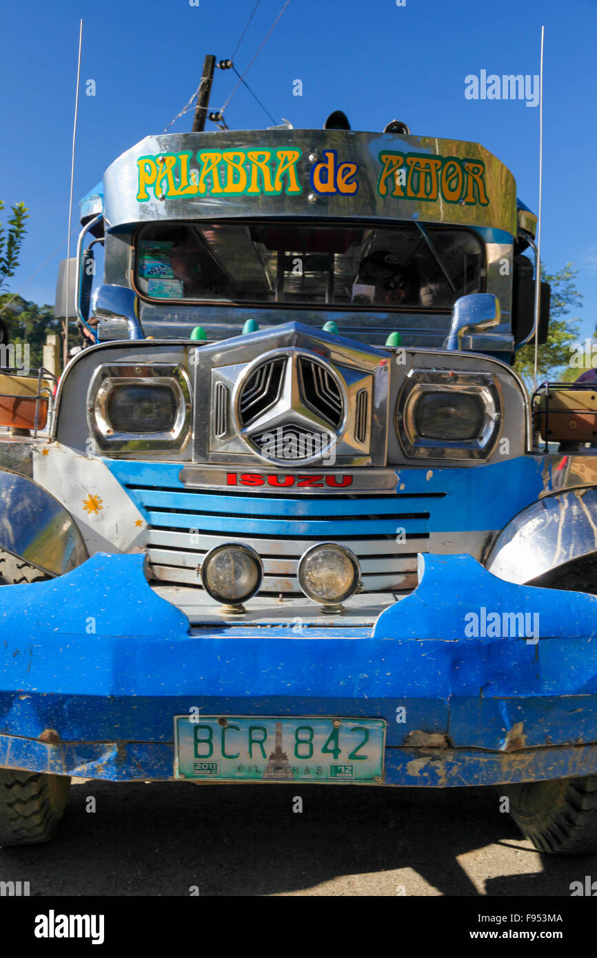 Eine philippinische jeepney Stockfoto