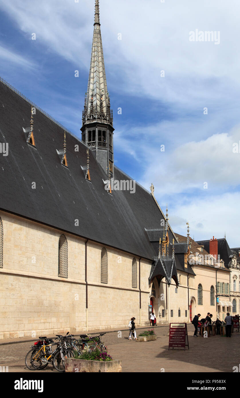 Frankreich Bourgogne Beaune Hôtel-Dieu Hospices de Beaune Stockfoto