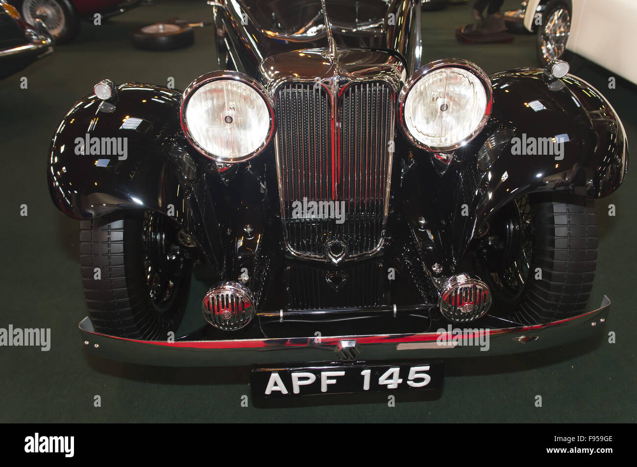 Classic Motor Show 2015 an der NEC Birmingham mit: Jaguar SS1 1933 Coupe wo: Birmingham, Vereinigtes Königreich bei: 13. November 2015 Stockfoto