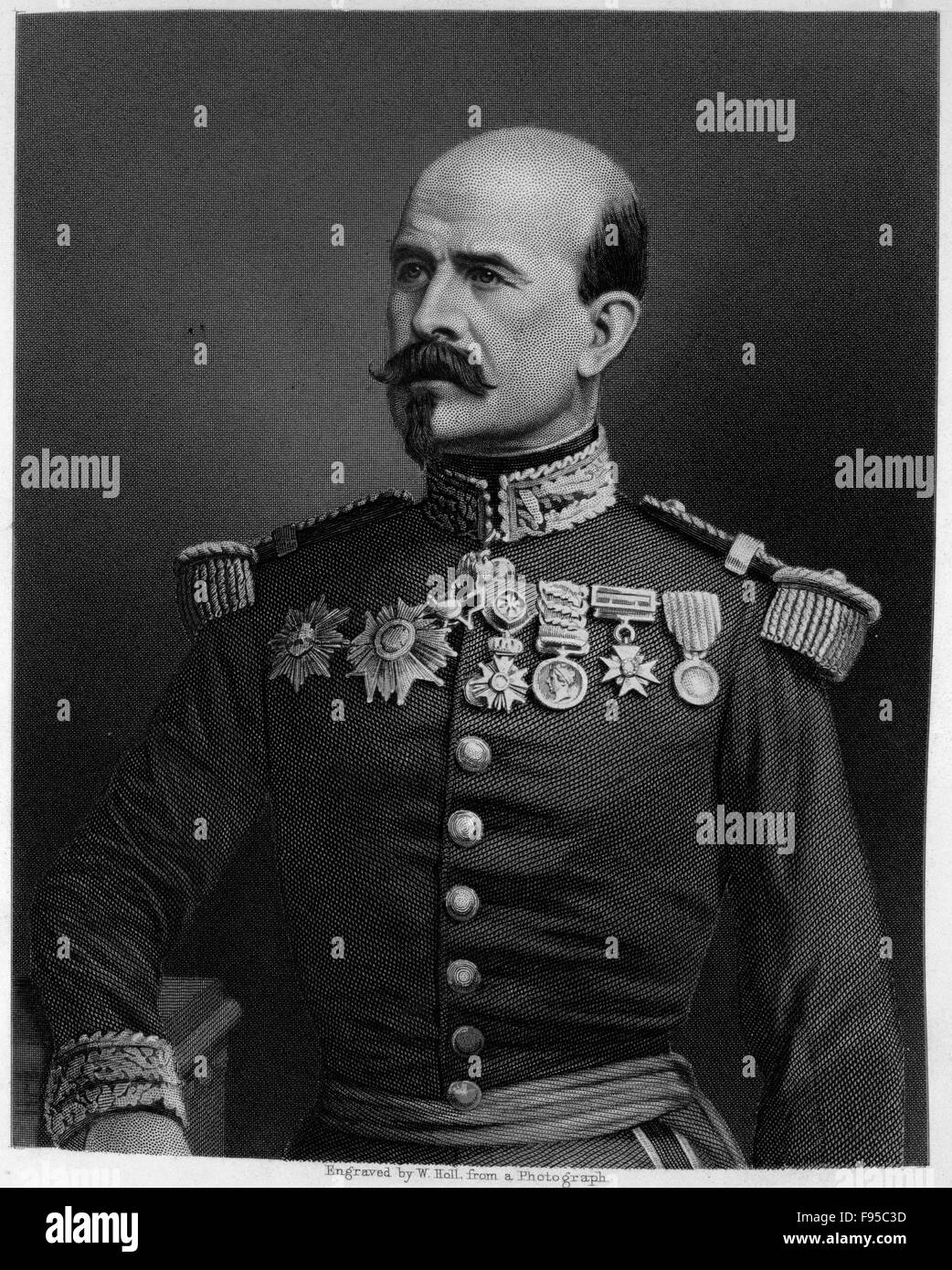 Statue von Napoleon auf dem Pferderücken. Stockfoto Statue von Napoleon auf dem Pferderücken. Stockfoto