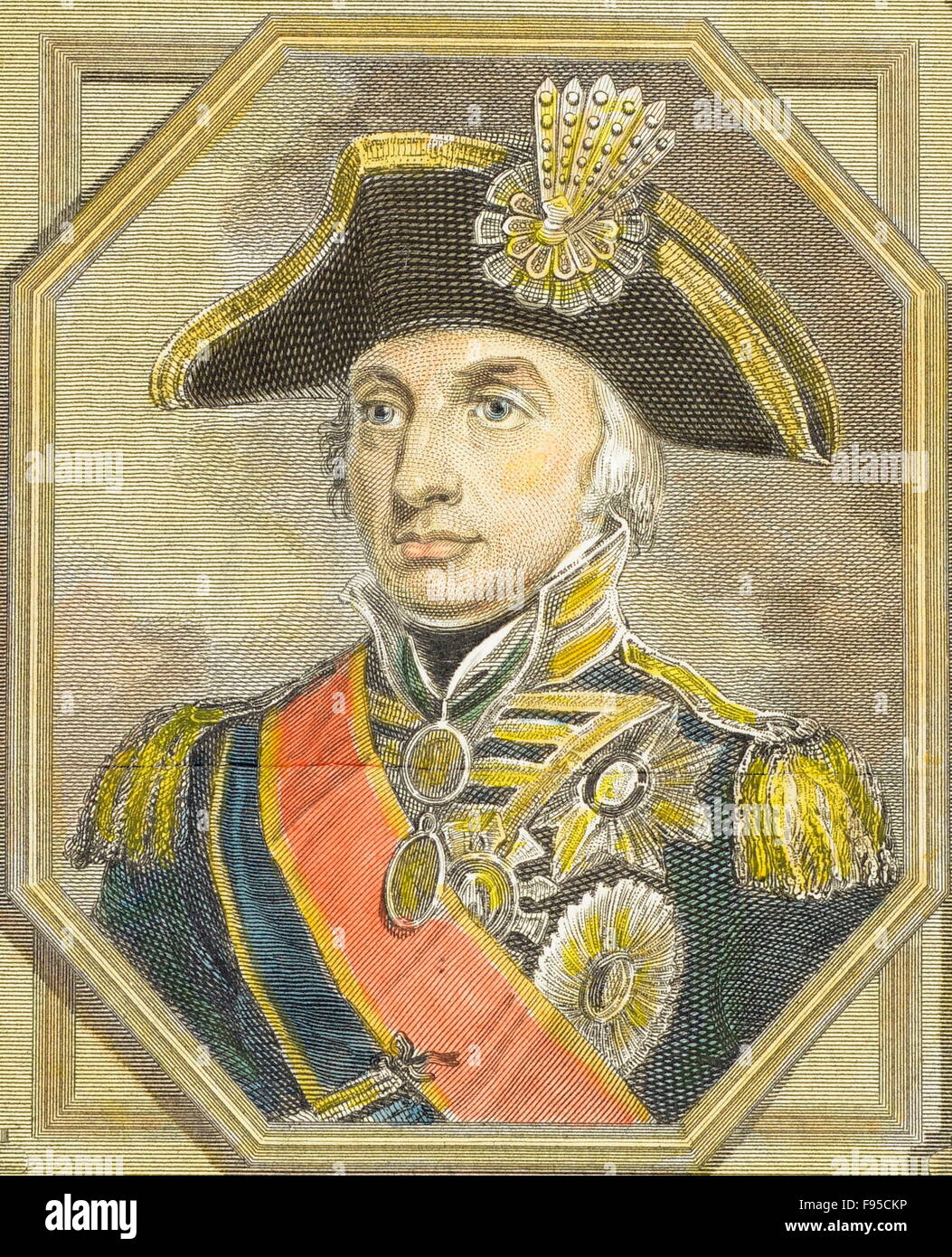 Horatio, Viscount Nelson. Stockfoto