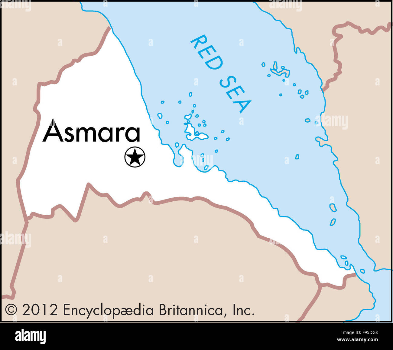 Asmara, Maekel, Eritrea Stockfoto