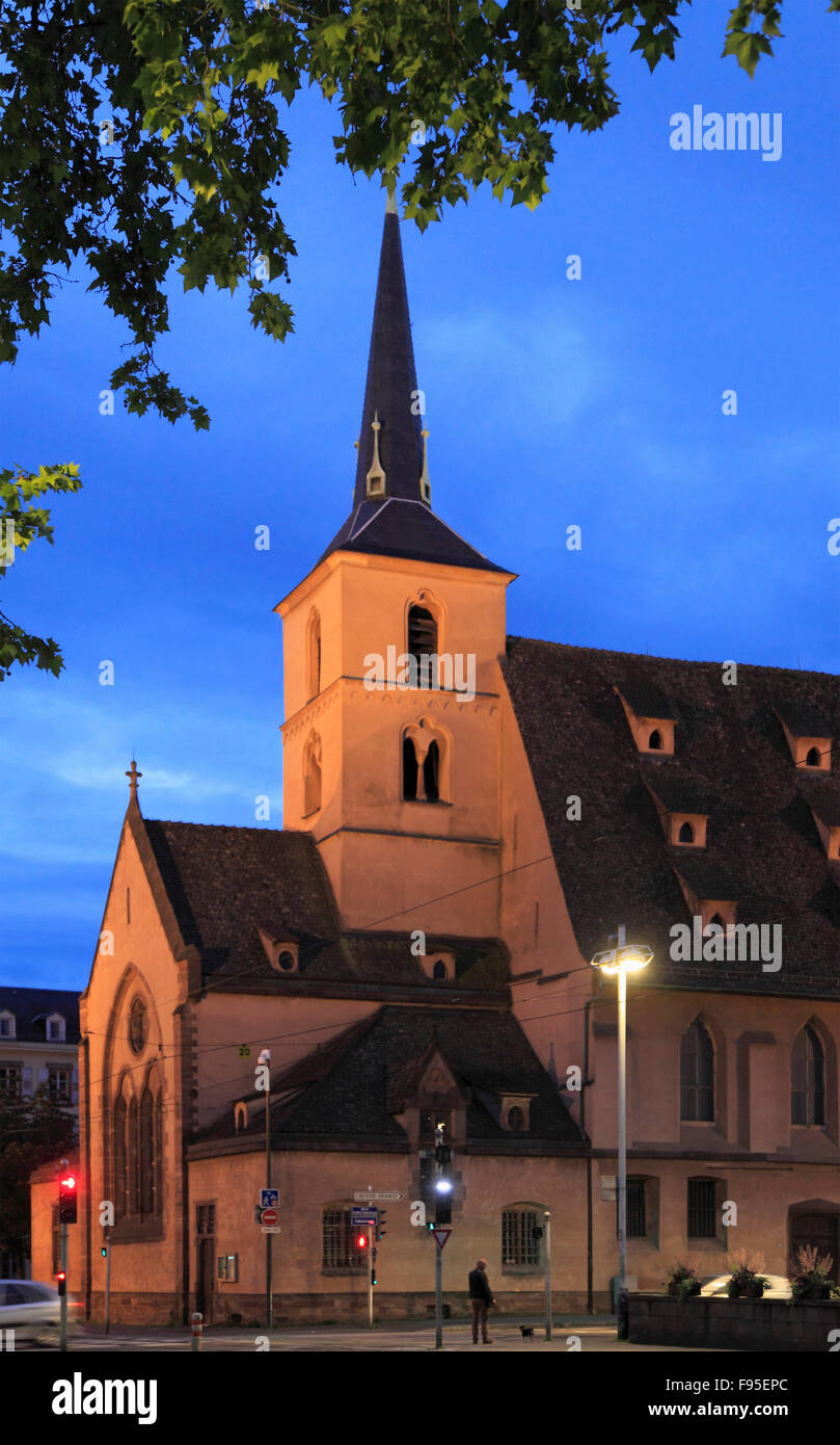Frankreich, Elsass, Straßburg, St.-Nikolaus-Kirche, Stockfoto