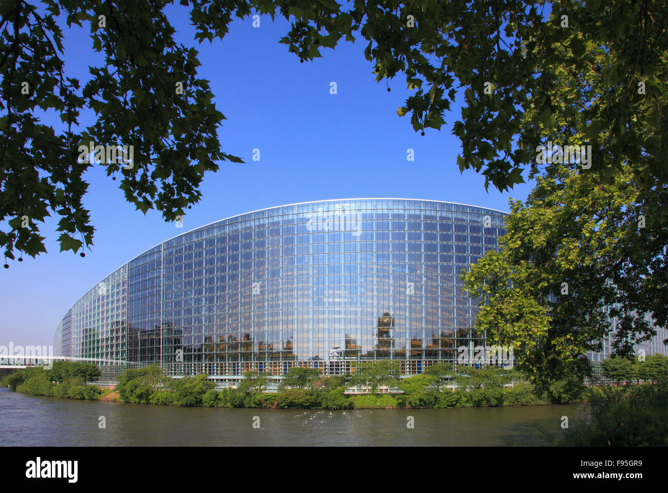 Frankreich, Alsace, Straßburg, Europäisches Parlament, Stockfoto