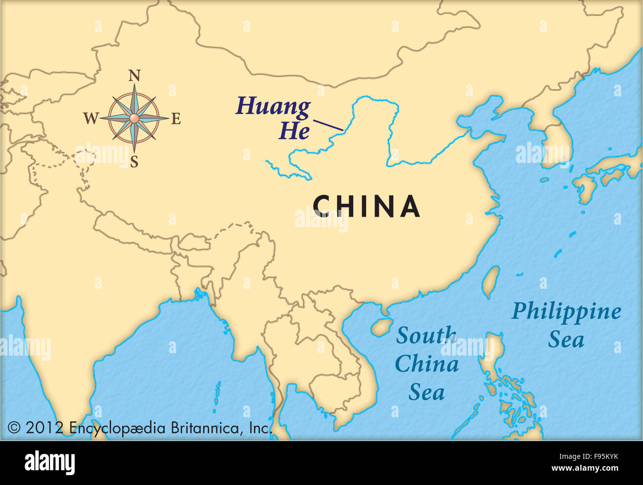 Huang He Stockfotografie - Alamy