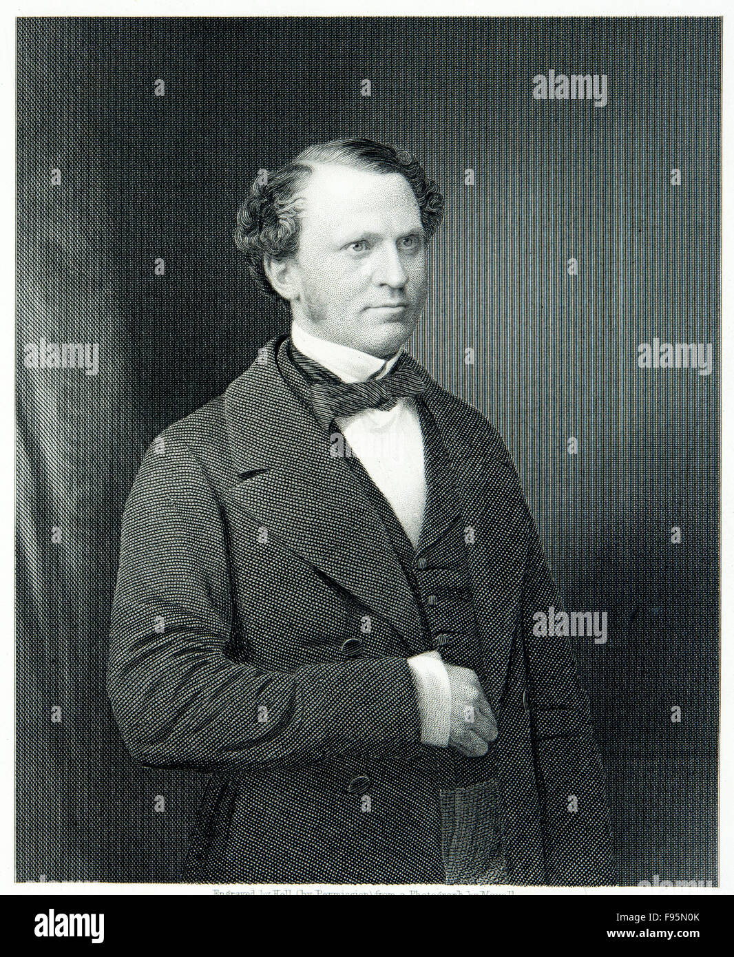 Der richtige ehrenwerten Edward Henry Stanley, Earl Of Derby. Stockfoto