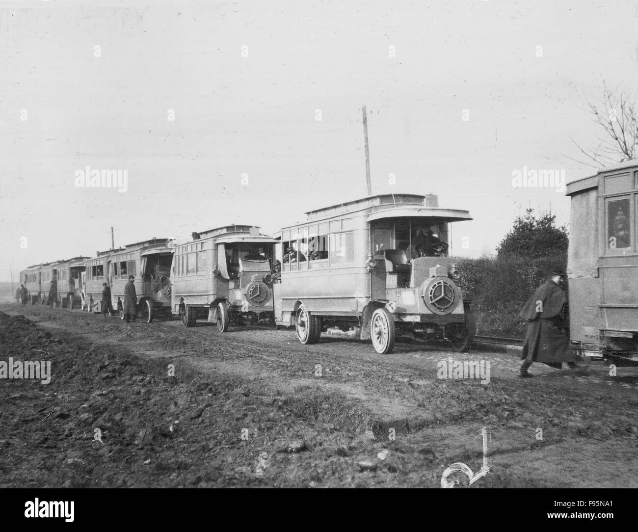 Französische Armee und Ausrüstung. Stockfoto