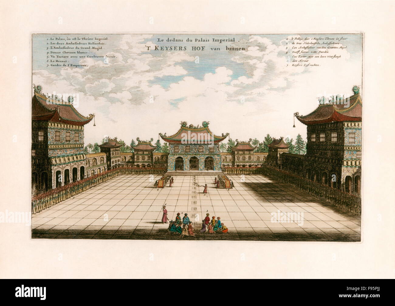 Kaiserpalast, Peking, China. Stockfoto