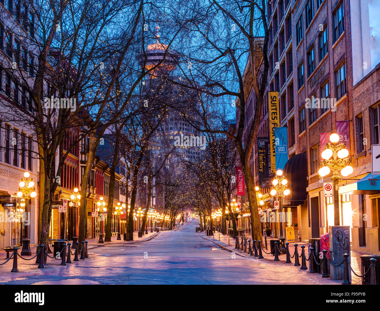 Water Street, Gastown, Stockfoto