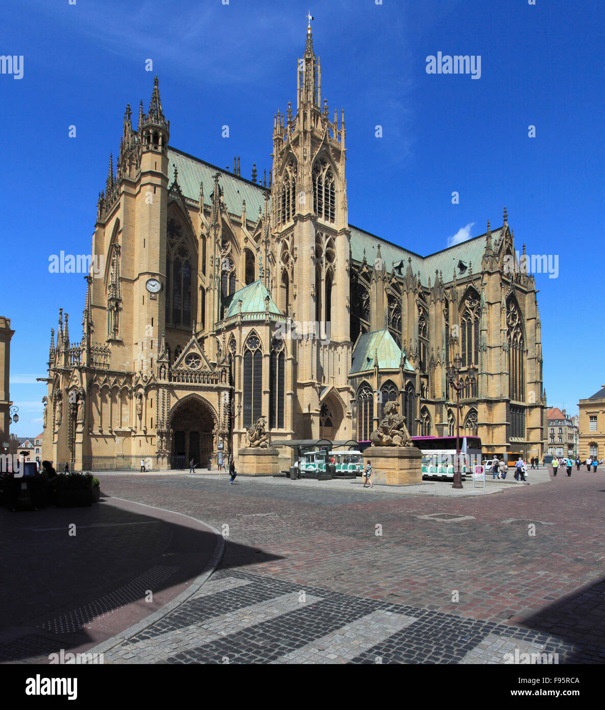 Frankreich Lothringen Metz St-Étienne Kathedrale Stockfoto