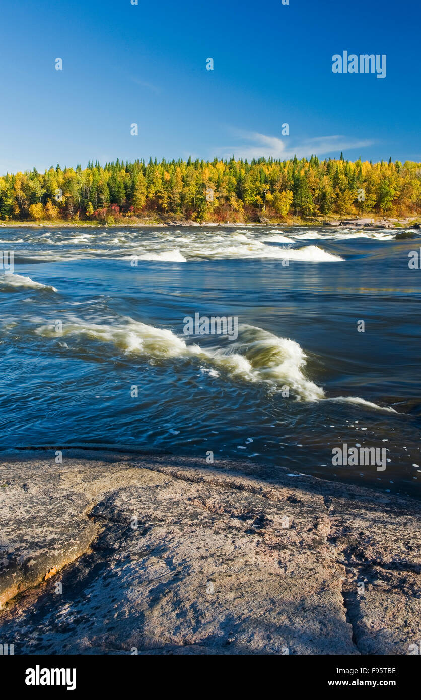 Sturgeon Falls, Whiteshell Provincial Park, Manitoba, Kanada Stockfoto