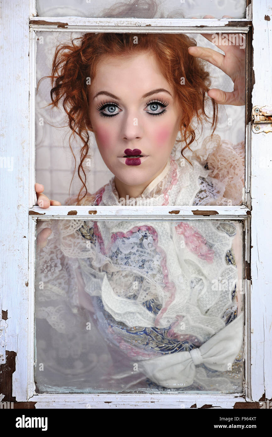 Living Doll, verworfen, Couture, Puppe Stockfoto