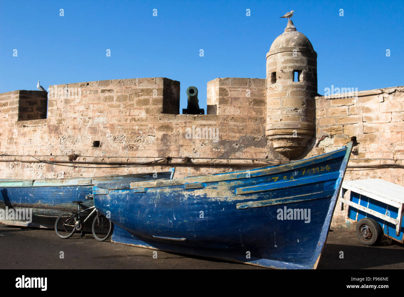 Hafen von Essaouira, Marokko Stockfoto