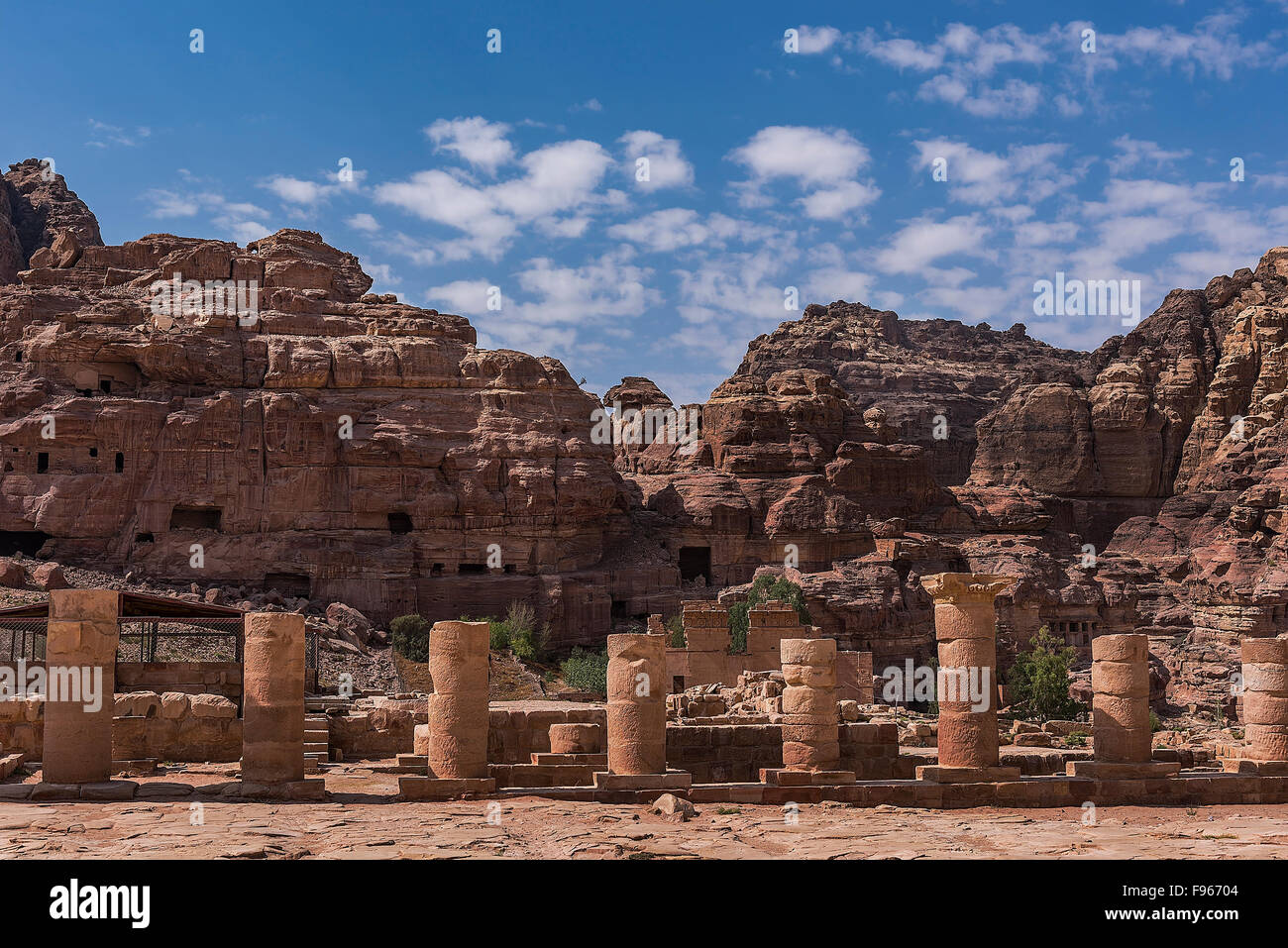 Schöne Petra in Jordanien Stockfoto