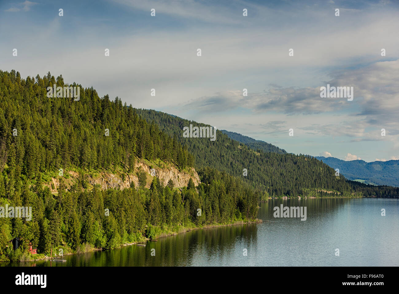 Christina Lake, British Columbia, Kanada Stockfoto