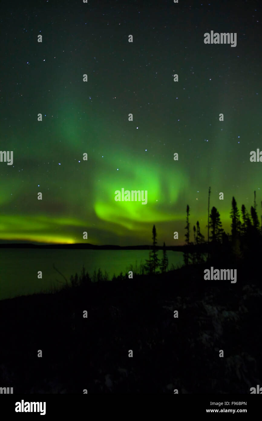 Nordlicht, Nunavik, Quebec, Kanada Stockfoto