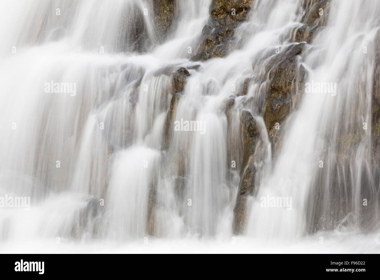Britisch-Kolumbien, Kanada, Bridge Creek Falls, Wasserfall, Centennial Park, 100 Mile House, Stockfoto