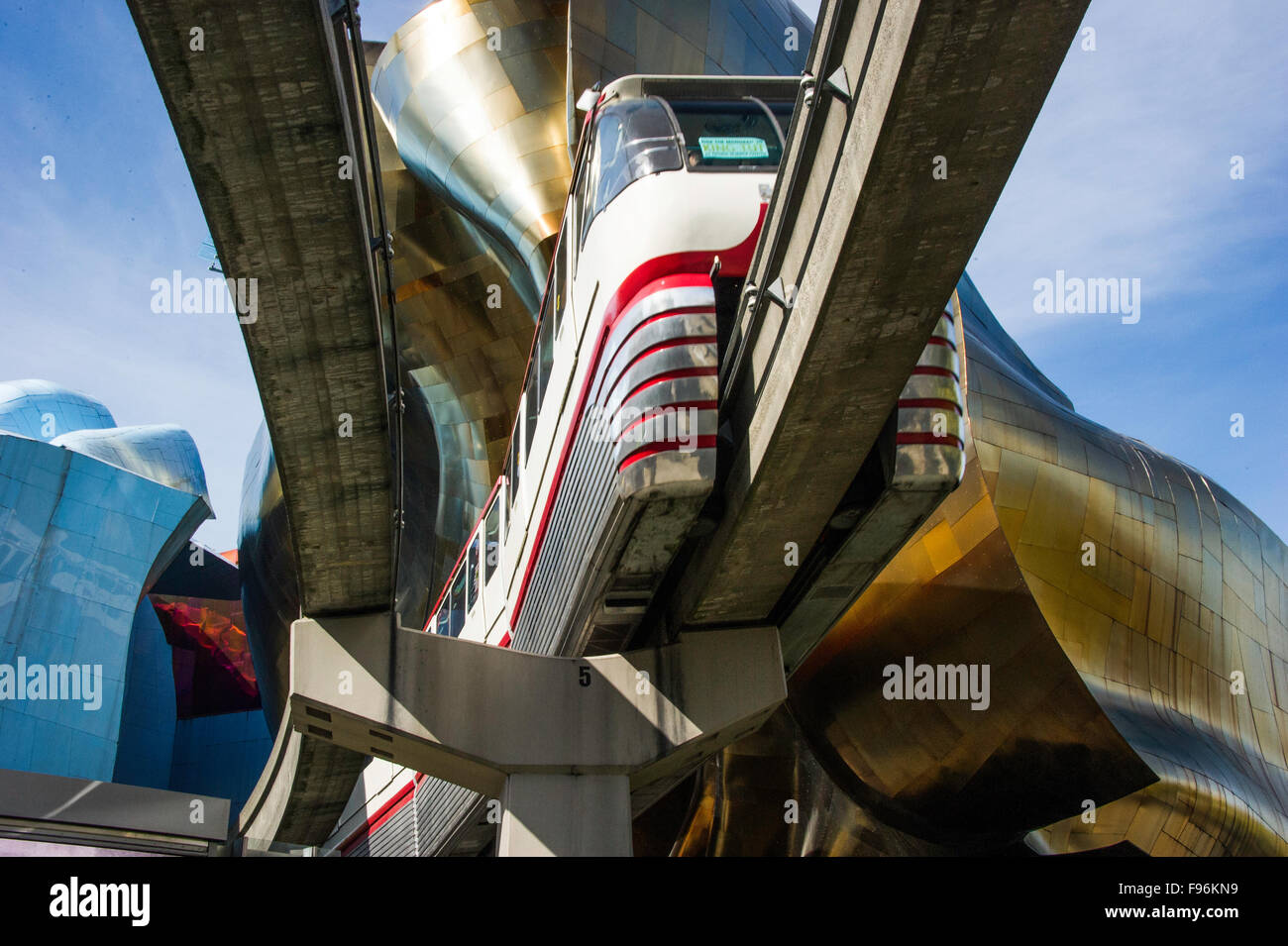 EMP Museum, Experience Music Project, Seattle Center, Seattle, Washington State, USA Stockfoto