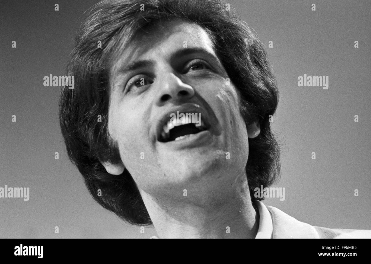 Der damals gerade Salvatore Adamo, Porträtaufnahme, Deutschland 1969