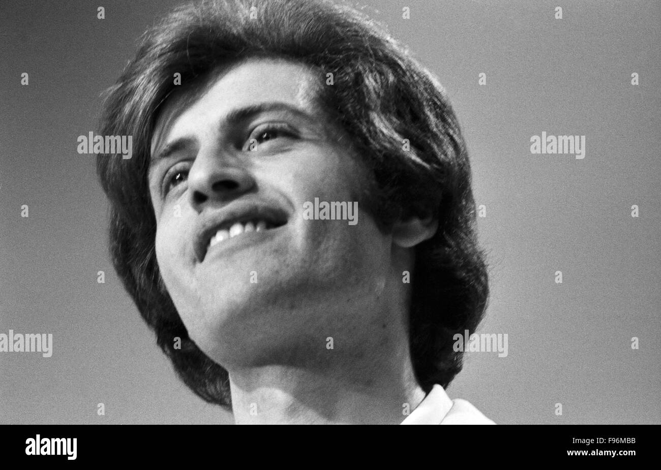 Der damals gerade Salvatore Adamo, Porträtaufnahme, Deutschland 1969