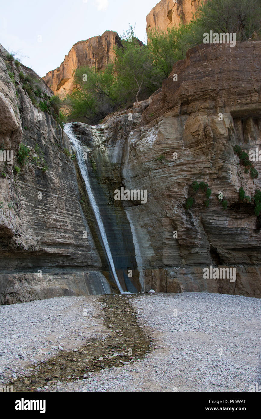 Quelle gespeist Wasserfall aus Colorado River, Grand Canyon, Arizona, Vereinigte Staaten von Amerika Stockfoto