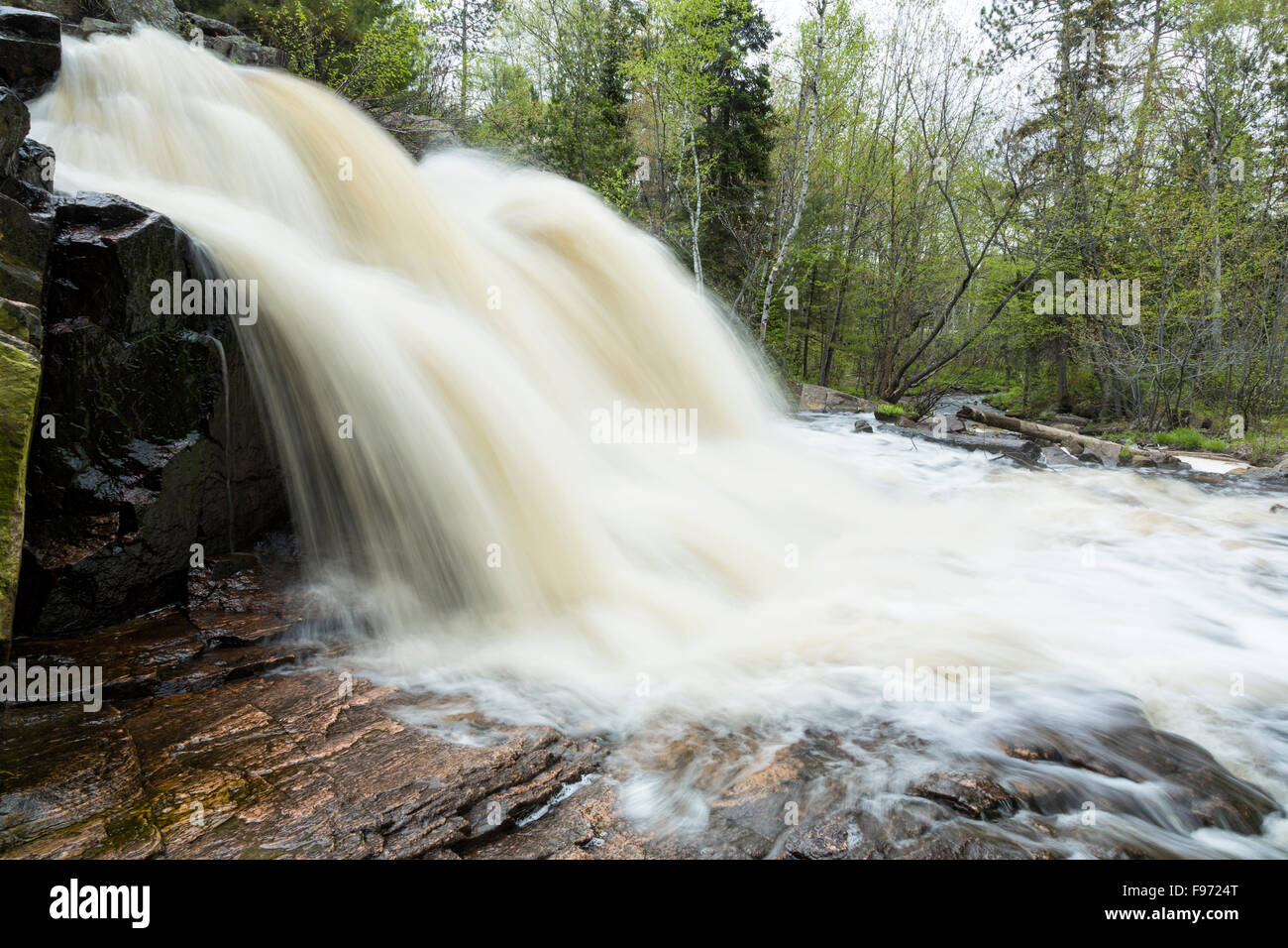 Duchesnay Falls, North Bay, Ontario, Kanada Stockfoto