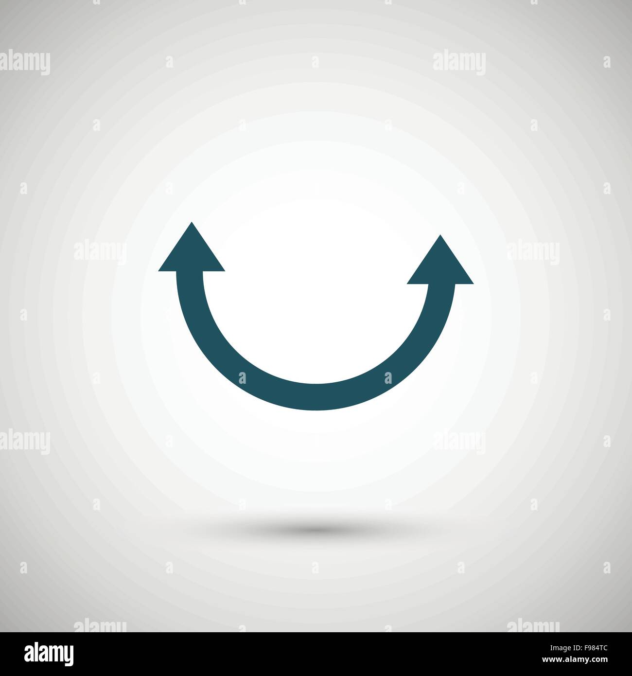 Blaue Vektor-Pfeil Stock Vektor