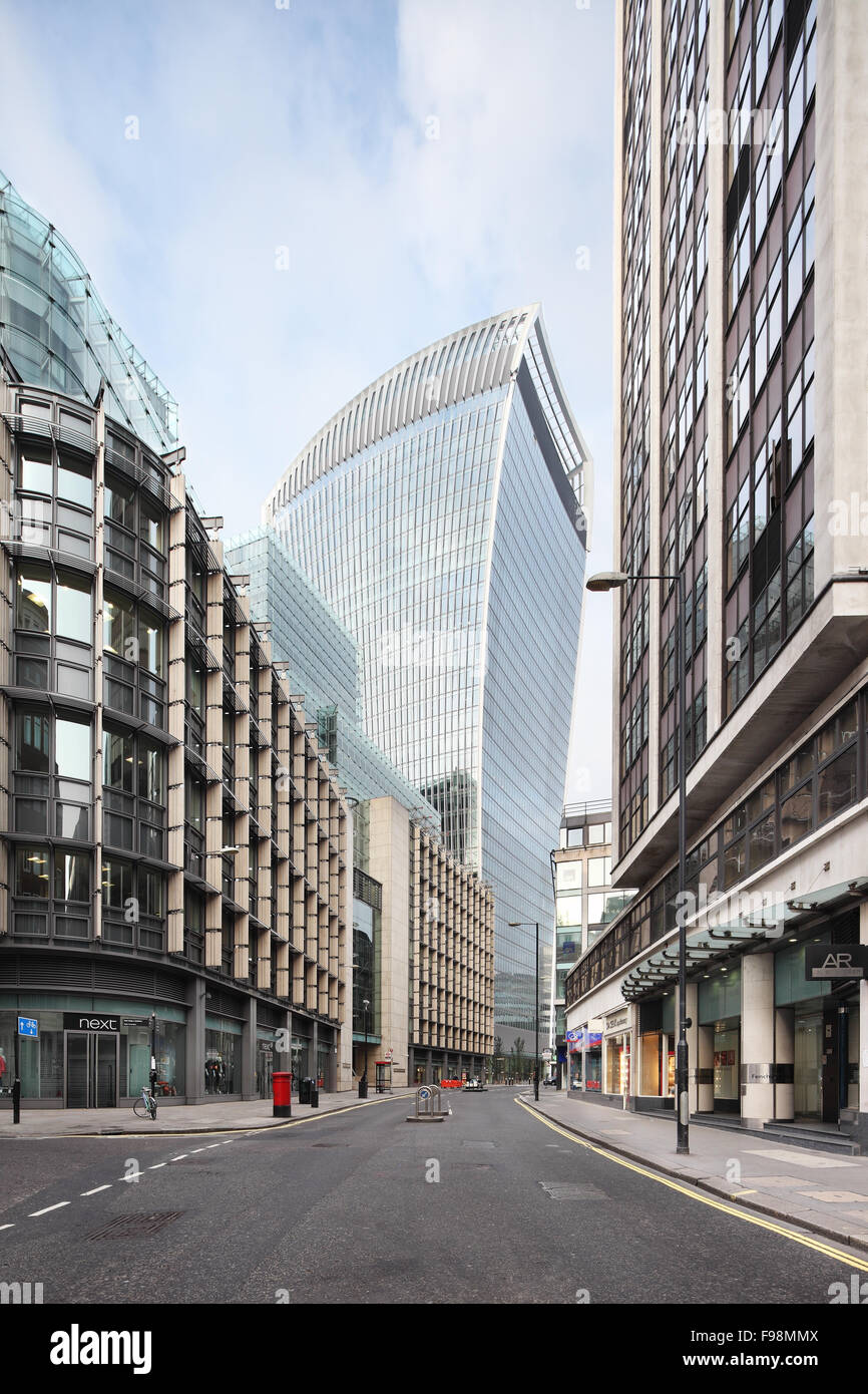 Walkie Talkie Gebäude 1 Sky Garden Walk in Stadt von London. Stockfoto