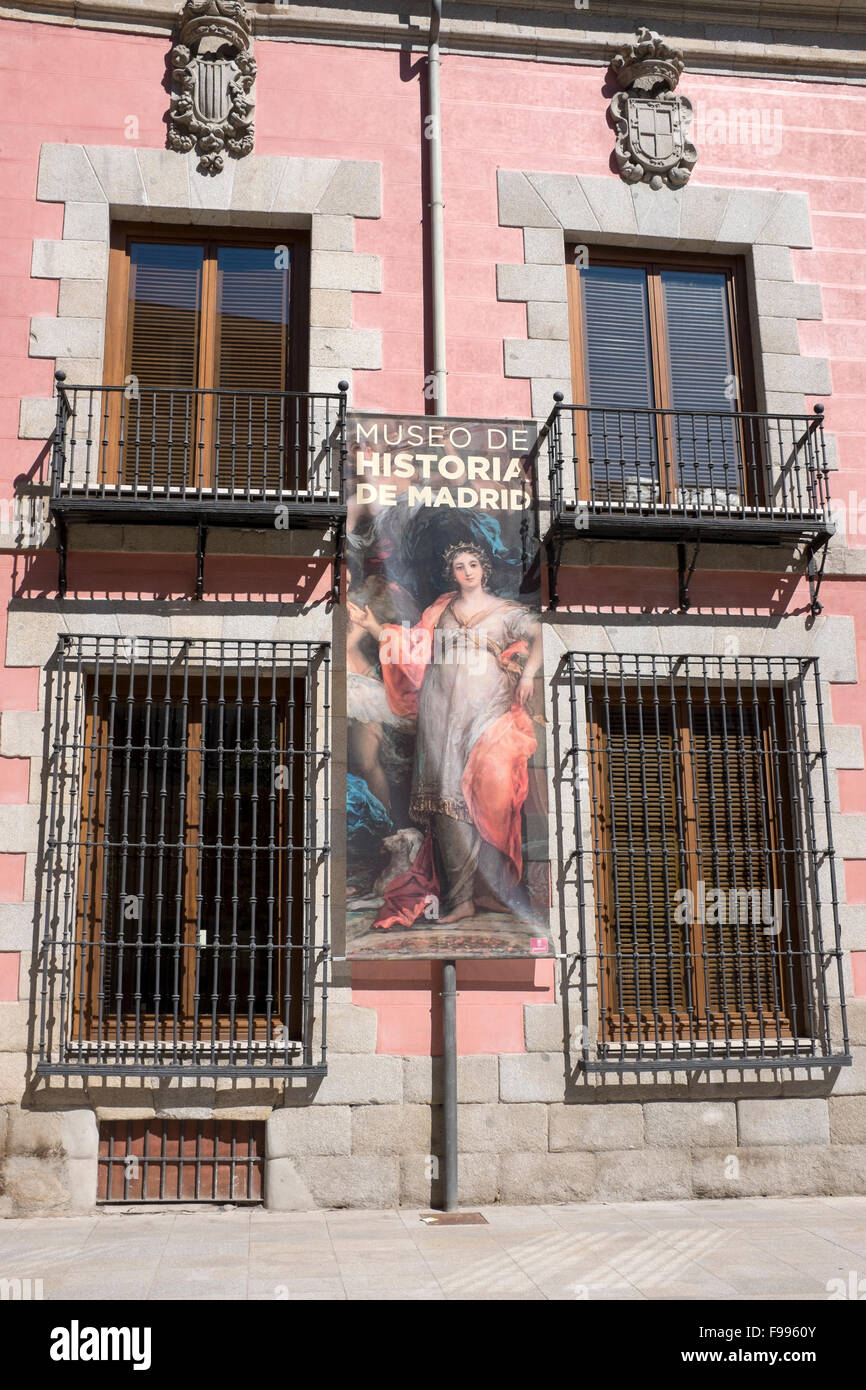 Museo de Historia Chueca Madrid Stockfoto