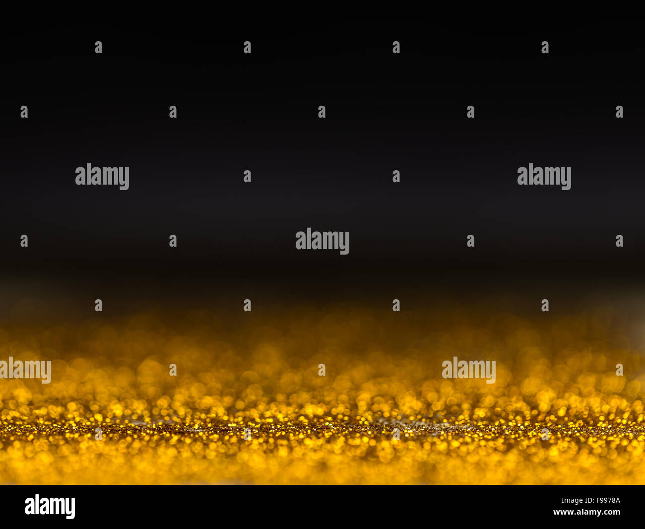 Festlicher abstrakter Hintergrund mit Bokeh unscharf gestellt, Lichtern und Sternen Stockfoto