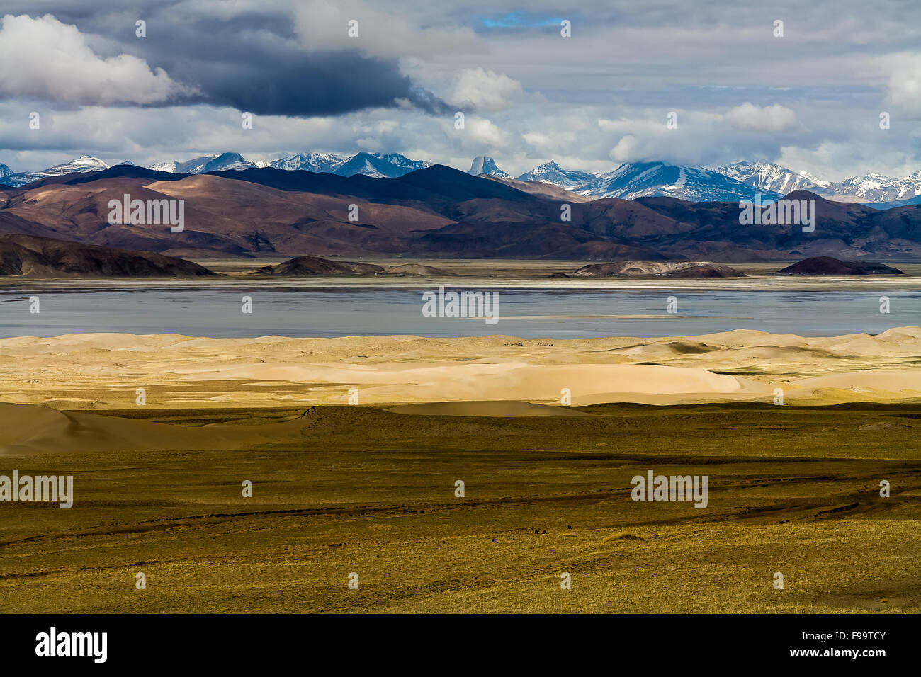 Brahmaputra River, Tibet, China. Stockfoto