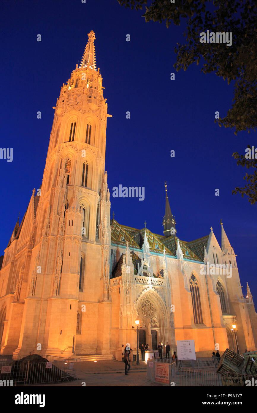 Ungarn, Budapest, Matthias Kirche Stockfoto